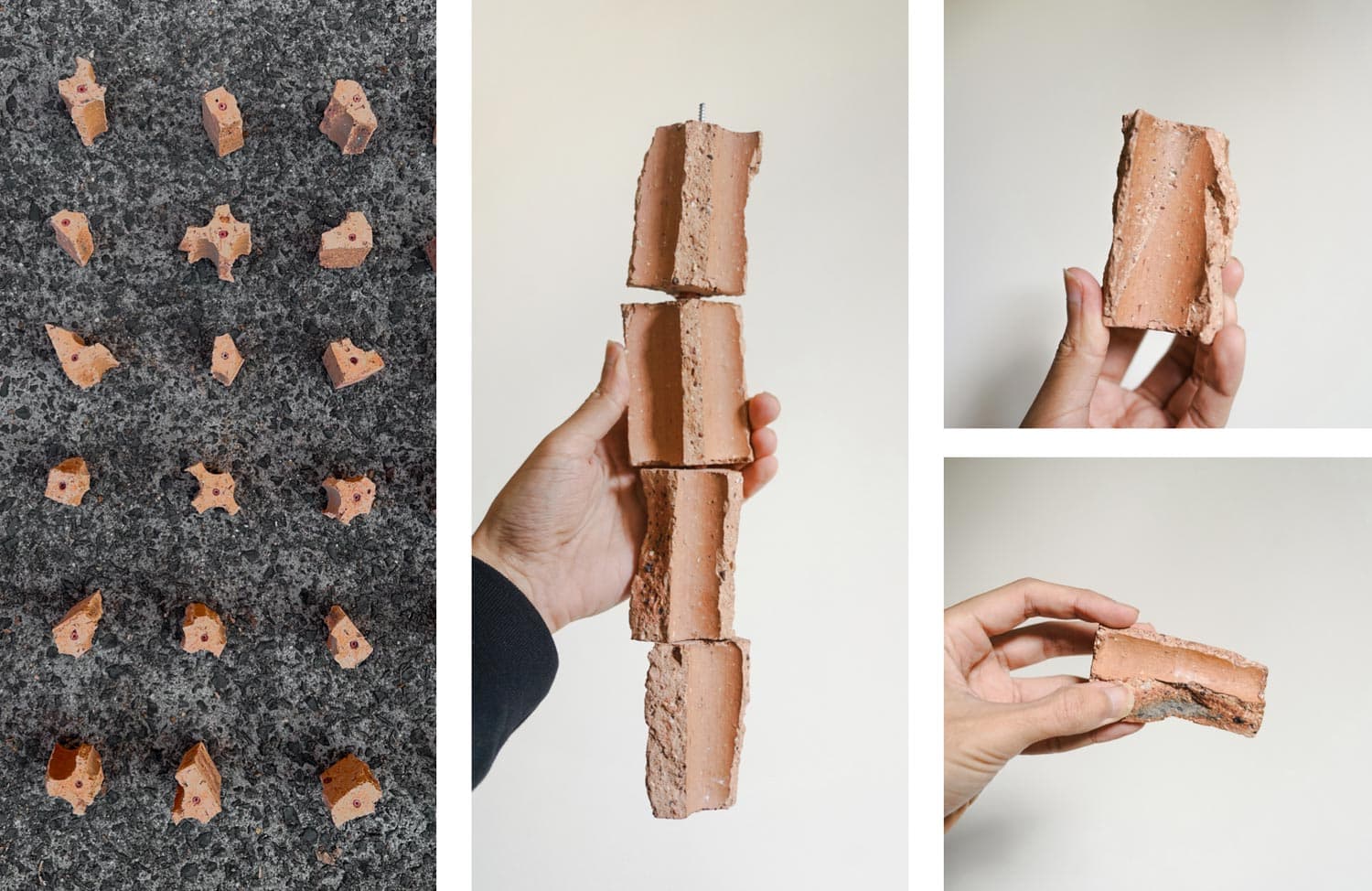 Reclaimed Broken Common Bricks project